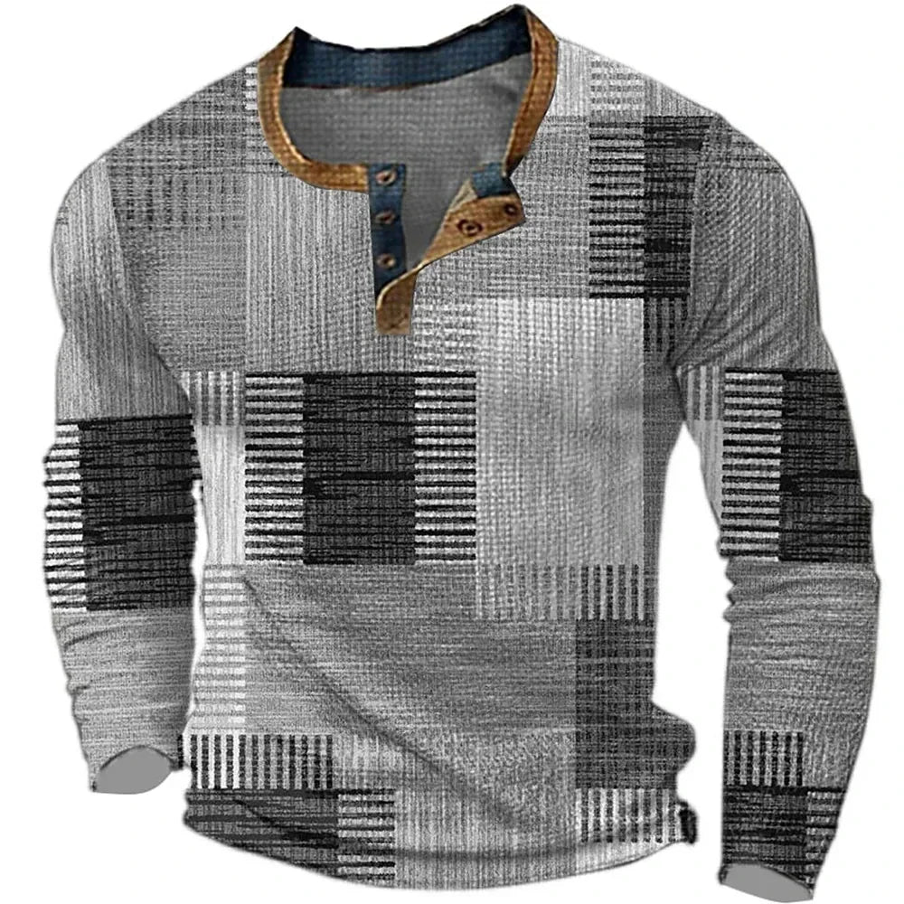 Matrix - Camisa geométrica moderna